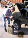 Picture: Tanken die Zweite - Peter hatte bei den Gummis gespart
