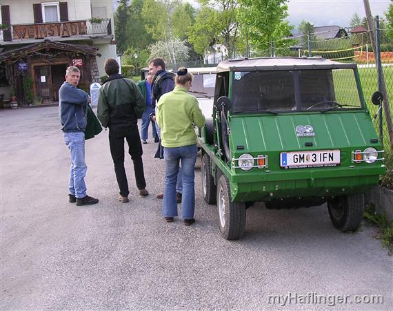 Picture: Retour in Goisern, zur Abendveranstaltung nach dem Ausflug